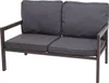 Zahradní Set 2 křesel, lavice a stolku HWC-L64 - šedý potah Náhled obrázku produktu 5