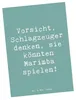 Mr. & Mrs. Panda Postkarte Spruch Marimba Humor - Produktbild-Vorschau 1