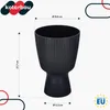 KOTARBAU® 2er Set Blumentopf ⌀ 18cm Orchideentopf Übertopf Produktbild-Vorschau 3