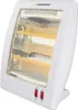 A white quartz heater with two red switches on the base. Náhľad obrázku produktu