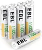 EBL-Set mit 8 AAA 1100mAh 1,2V Ni-MH-Akkus Produktbild-Vorschau 2