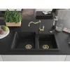 Mexen Tomas 2-Becken-Granitspüle mit Mischbatterie Carla, Produktbild-Vorschau 3