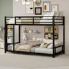 Letto a castello in metallo, 2 posti, 90x190 cm, colore Anteprima dell’immagine prodotto 5