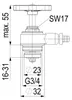 Schlösser Armaturen OBERTEIL M.ENTL, GERADS/MARKTM Produktbild-Vorschau 2