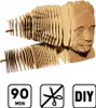 Cartonic Puzzle 3D Albert Einstein, buste, kit 3D en Voir les images du produit 10