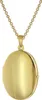 trendor 75826 Damen-Halskette mit Medaillon Gold auf Silber 925 1 Produktbild-Vorschau