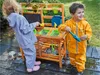 Playtive Outdoorküche für Kinder aus Echtholz mit Zubehör & Produktbild-Vorschau 2