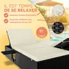 CASARIA® Lettino Prendisole 2 Persone in Polyrattan Anteprima dell’immagine prodotto 2