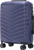 A studio shot of a navy blue suitcase. Náhľad obrázku produktu