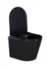 Wand WC Set 'Nakia' spülrandlos matt schwarz inkl. WC-Sitz Produktbild-Vorschau 4