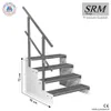 4 Stufen Standtreppe Modell 2 freistehend weiß Treppe Produktbild-Vorschau 1