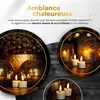 KENN® GlowPro™ Bougies chauffe-plat LED rechargeables – Lot Voir les images du produit 4