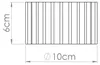 Plafon AURA 1 żółty Gx53 1xGx53 10W aluminium 6x10x10cm Podgląd zdjęcia produktu 7