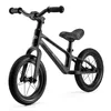 A black balance bike for children is shown against a white background. Produktbild-Vorschau