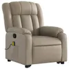 Massagesessel mit Aufstehhilfe Cappuccino-Braun Kunstleder Produktbild-Vorschau 3