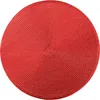 A red, circular placemat with a textured, concentric ring pattern is shown from a top-down perspective against a white background. Produktbild-Vorschau