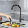 ZMH Keukenmengkraan, zwart, uittrekbaar, met douche. RVS Productafbeelding-voorbeeld 10