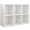 Kalax Open Cube Bücherregal 2X3 Weiß für Bücher Büro Modern Produktbild-Vorschau 2