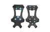 A pair of black shoe spikes with blue accents, displayed against a white background. Produktbild-Vorschau