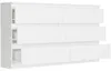 Komoda 140 cm 6 zásuvek skříňka FRAMIRE R-140 bílá Náhled obrázku produktu 6