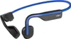 A pair of blue and black Shokz bone conduction headphones on a white background. Produktbild-Vorschau