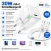 30W + 60W Set USB C Ladegerät Kabel für Xiaomi Redmi Note Produktbild-Vorschau 2