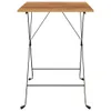 vidaXL Bistro stůl skládací 55x54x71 cm masivní dřevo teak Náhled obrázku produktu 4