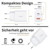 CHEROY 30W Wall Charger - USB A + C Dual Port PD Adapter – Produktbild-Vorschau 2