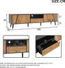 Sweiko 180x40x46cm Lowboard Lowboard TV Board, szafka TV z Podgląd zdjęcia produktu 2