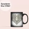Trendation - Skelet Farbwechsel Zauber-Tasse Herz Geschenk Produktbild-Vorschau 3