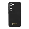 Guess Silikon Script Metal Logo - Samsung Galaxy S23 Hülle Produktbild-Vorschau 4