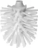 A close-up, studio shot of a white toilet brush head. Produktbild-Vorschau