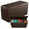Keter Samoa Rotin Coffre de jardin 270L marron Coffre de Voir les images du produit 15