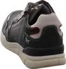 A close-up, side view of a blue sneaker. Produktbild-Vorschau