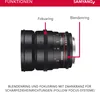 Samyang 24mm T1.5 VDSLR ED AS IF UMC II, Szeroki obiektyw, Podgląd zdjęcia produktu 3