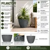 Blumentopf Ø: 44 x H: 37 cm Concrete Dark Grey, für Innen & Produktbild-Vorschau 3