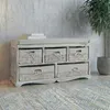 Komoda a lavice s 5 zásuvkami, 45x77x36cm, ošuntělý vzhled, Náhled obrázku produktu 1