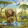 3 x 49 pièces Ravensburger Kinder Puzzle Animaux de la Voir les images du produit 4