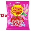 Chupa Chups Strawberry Love Lollipops Erdbeere 12x 120g Produktbild-Vorschau 1