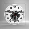 Wanduhr - Rund - Glasuhr - Modell Körper Muskeln Produktbild-Vorschau 3
