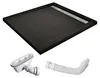 Duschspa 90x110x3cm Rechteck Duschwanne mit Ablaufgarnitur Produktbild-Vorschau 1