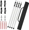 Tige de tente Jayseuw 4pcs tige de tarp télescopique en Voir les images du produit 8