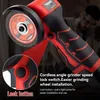 EENO Mini Akku Winkelschleifer 76 mm 8 Trennscheiben, 16,8 Produktbild-Vorschau 6