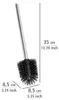 WENKO scopino Ø8,5 cm ricambio WC manico in acciaio inox Anteprima dell’immagine prodotto 4