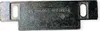 A metal bracket with two oval mounting holes and embossed text. Produktbild-Vorschau