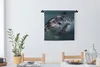 MuchoWow® Wandteppich Wandbehang Hai - Weiß - Wasser 60x60 Produktbild-Vorschau 3
