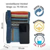 Sunsa Damen Handy Tasche, kleine Umhängetasche aus Canvas & Produktbild-Vorschau 2