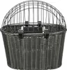 TRIXIE Hundefahrradkorb vorne aus Polyrattan - anthrazit - Produktbild-Vorschau 2