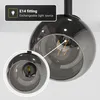 hoftronic LED-Deckenleuchte 2 Spots Rauchglas Schwarz E14 Produktbild-Vorschau 4