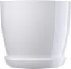KADAX Blumentopf "Turi", Pflanzkübel mit Untersetzer, 20cm, Produktbild-Vorschau 1